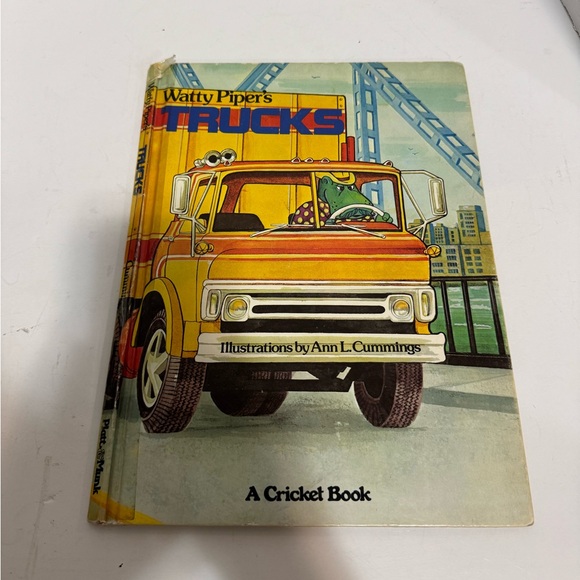 Watty Piper’s Trucks Vintage 1970’s Children Cricket Book Platt & Munk - Picture 1 of 5
